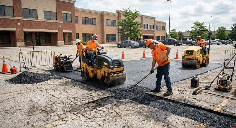 Asphalt Parking Lot Repair in Orange County, CA