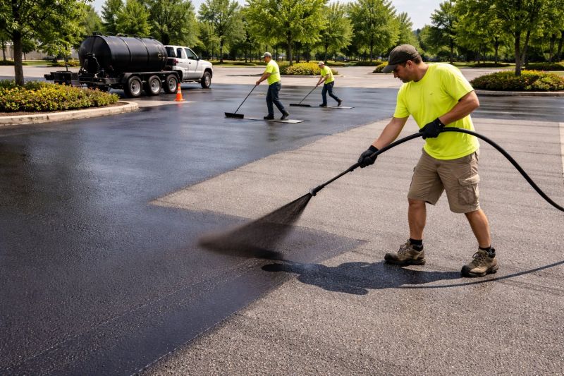 Asphalt Parking Lot Sealing in Miami Dade County, FL