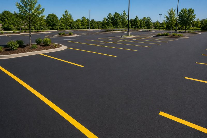 Commercial Asphalt Painting in Suwanee, GA