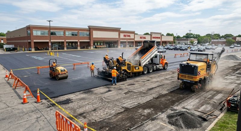 Commercial Asphalt Resurfacing in Little Rock, AR