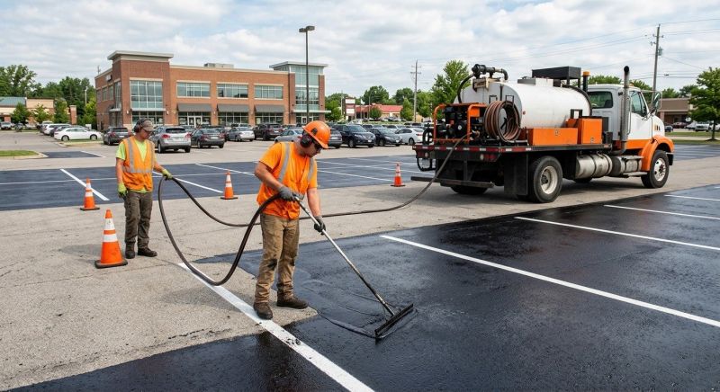 Lot Sealcoating in Greenville, SC