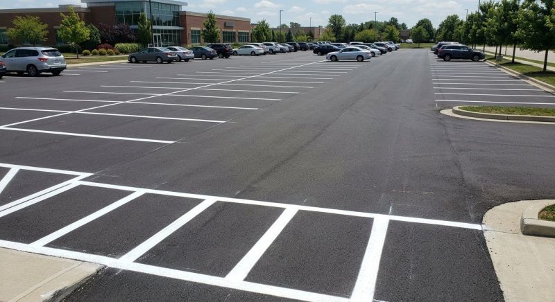 Parking Garage Striping in Lawrenceville, GA