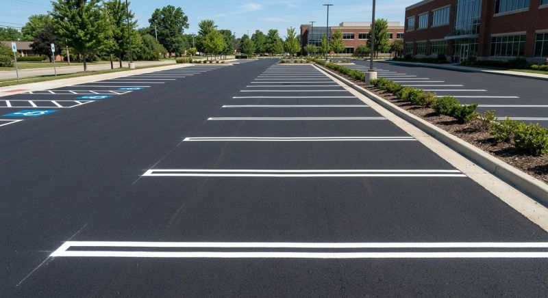 Parking Lot Painting in Alpharetta, GA