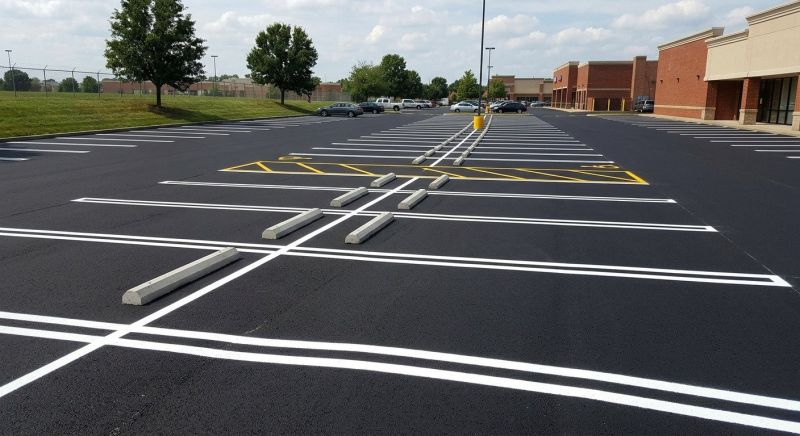 Parking Lot Painting in Alpharetta, GA