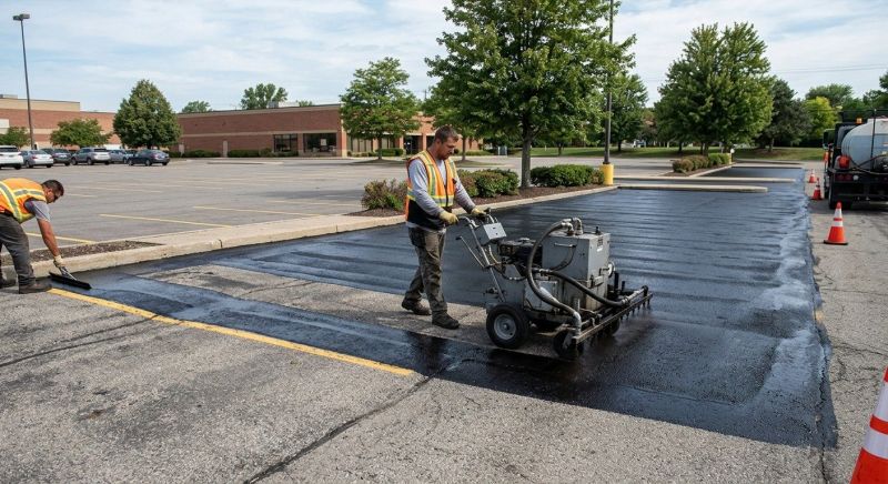 Parking Lot Sealcoating in San Antonio, TX