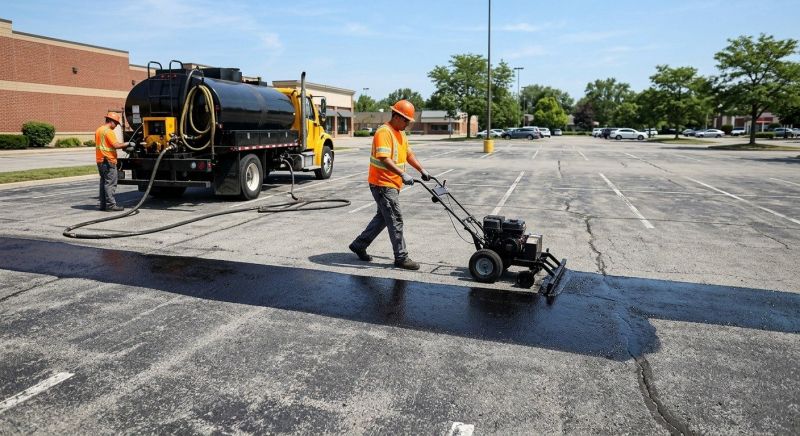 Parking Lot Sealcoating in San Antonio, TX