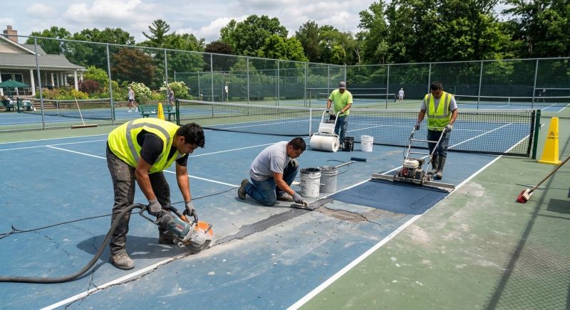 Tennis Court Repair Service in San Antonio, TX