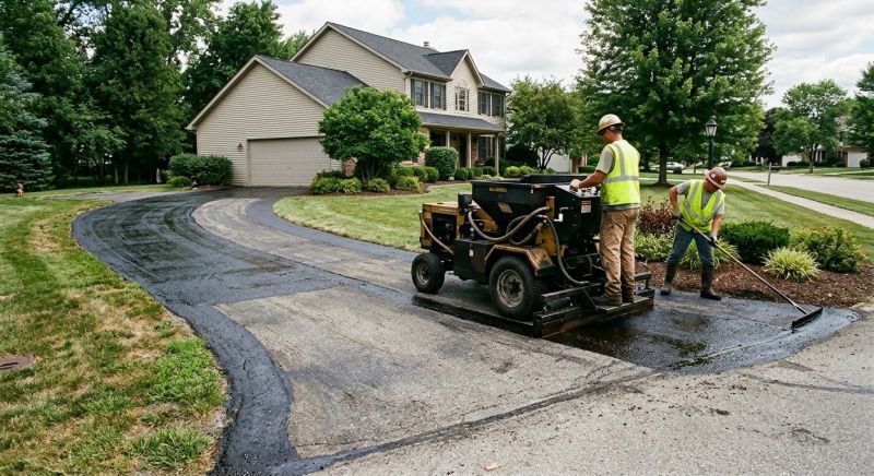 Driveway Slurry Sealing in Greenville, SC