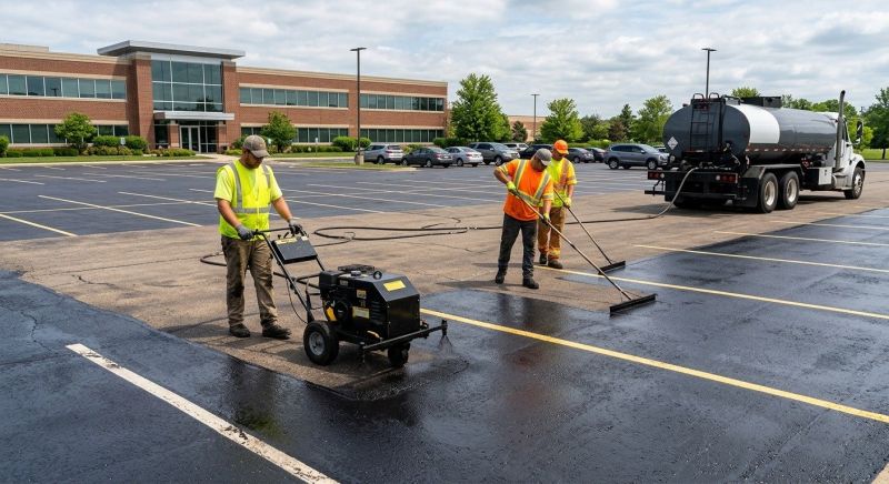 Parking Lot Resurfacing in Miami Dade County, FL